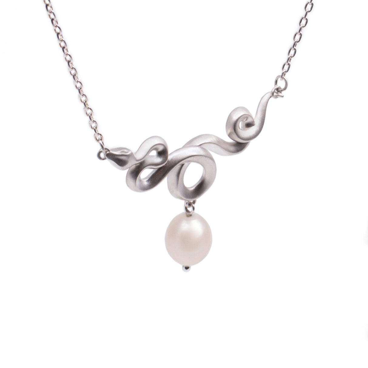 Pearl Snake Necklace