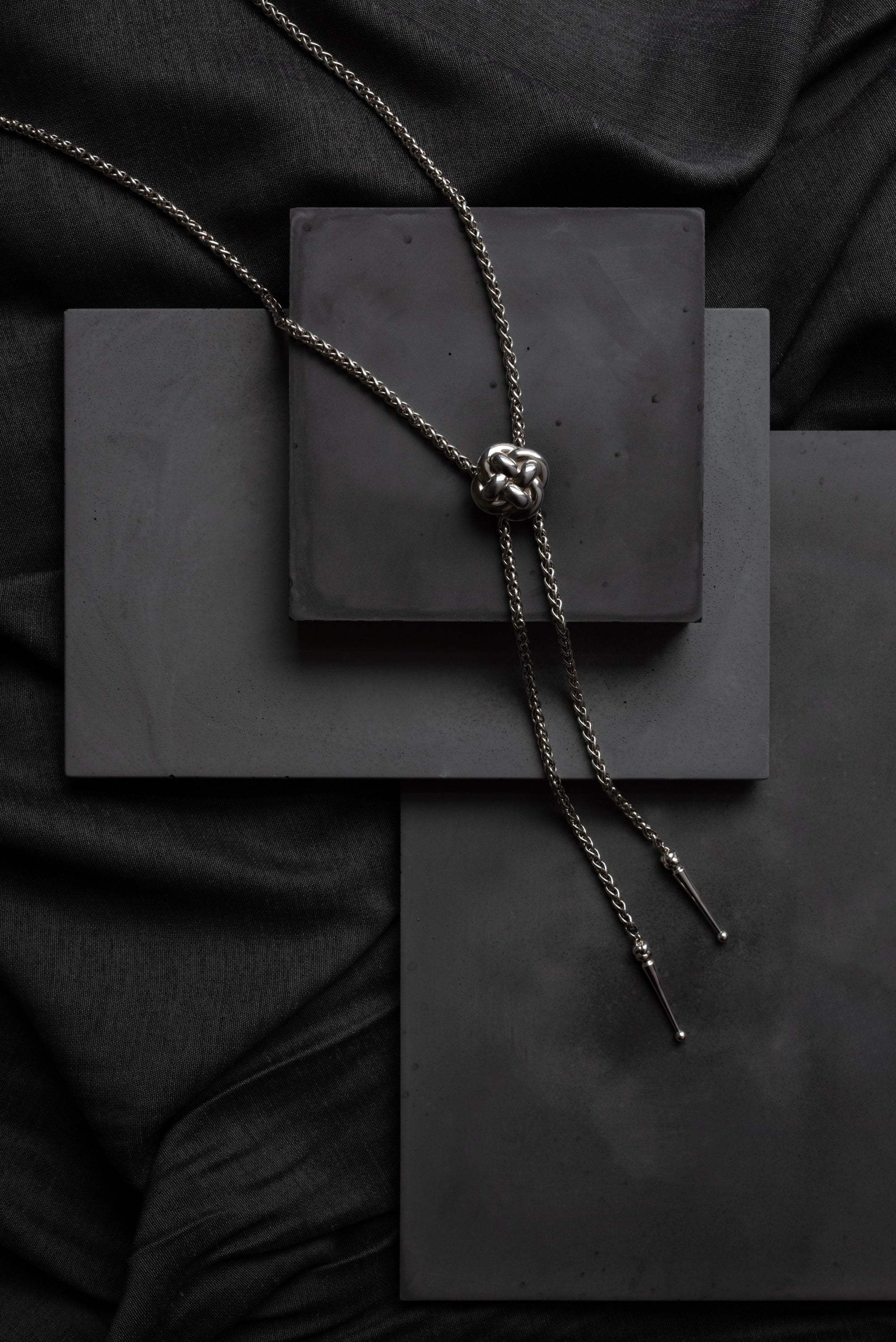 Button Bolo Necklace