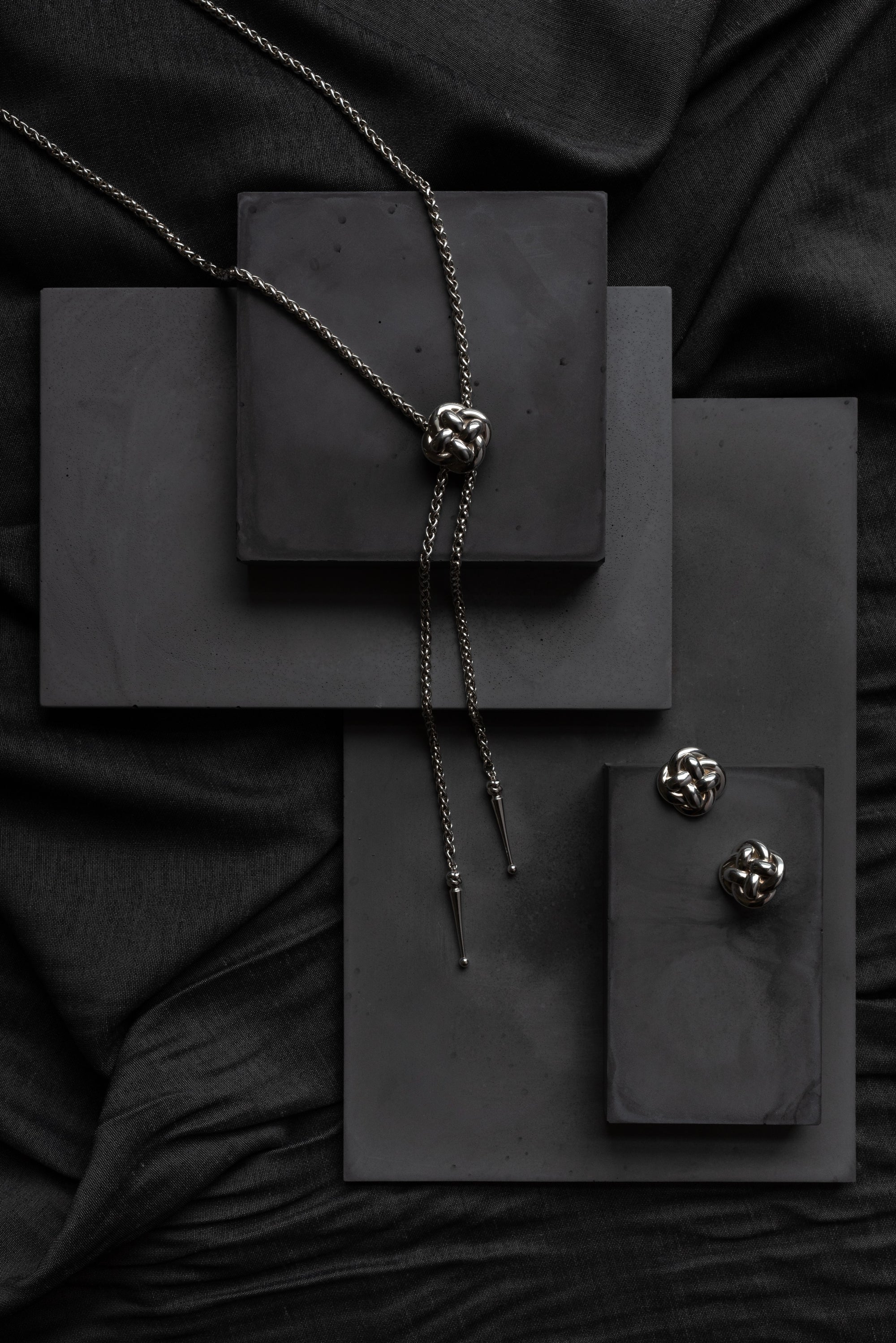 Button Bolo Necklace