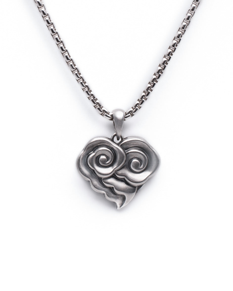 Auspicious Cloud Heart Pendant